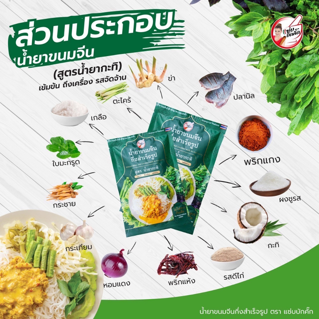 โปร {ส่งฟรี} น้ำยาขนมจีน ป่า3 กะทิ3 - รูปที่ 2