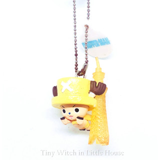 ONE PIECE Chopper Man Tokyo Sky Tree (ฺ Yellow ) Gashapon Bandai Japan พวงกุญแจวันพีช แท้ จากญี่ปุ่น