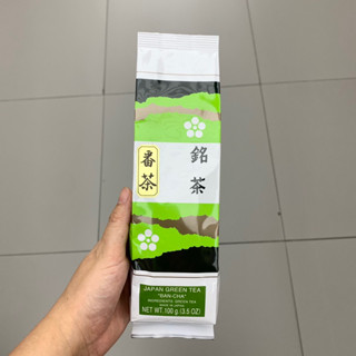 ใบชาเขียวญี่ปุ่น บันชา ชาเขียวญี่ปุ่น 100% (Japanese Green tea) ตรา Ban-Cha นำเข้าจากญี่ปุ่น ขนาด 100g Made in Japan