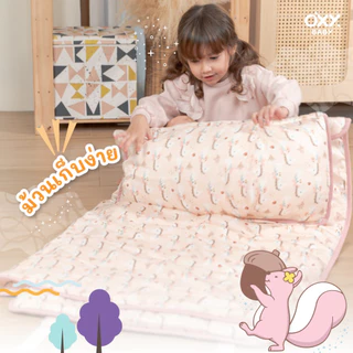 OXY Baby ที่นอนอนุบาล พอดีเตียงตาข่าย น้ำหนักเบา ม้วนเก็บง่าย Easy-Roll Nap Mat