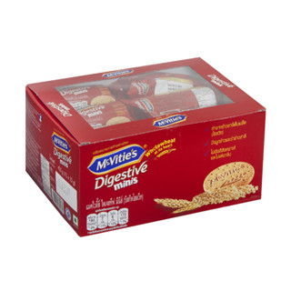 McVities Digestive Mini Biscuit บิสกิตผสมจมูกข้าวและรำข้าวสาลี บรรจุ 12 ชิ้น