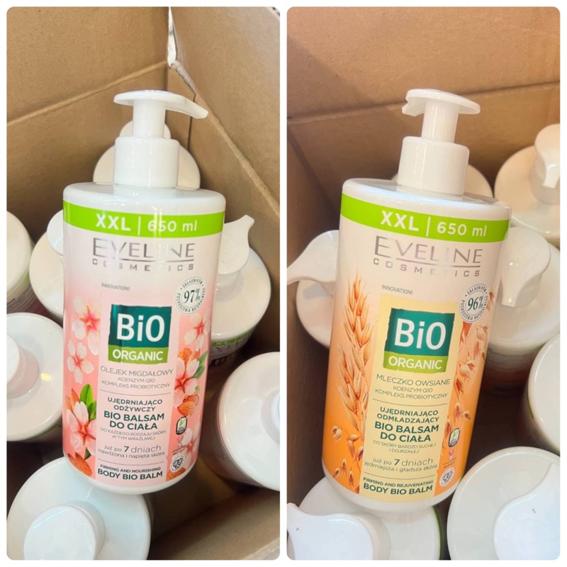 โลชั่น Eveline Cosmetics - Bio Organic - Body Bio Balm - Firming and rejuvenating body lotion - 650 