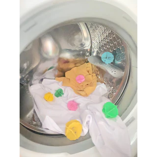 ลูกบอลซักผ้าลูกใหญ่ 4 Dryer Balls ลูกบอลซักผ้าสะอาด นวัตกรรมใหม่ในการซักผ้า ช่วยไม่ให้ผ้าพันกัน