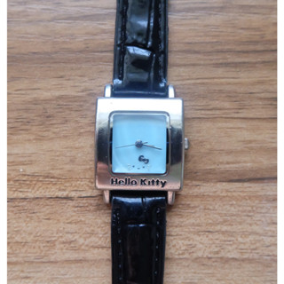 นาฬิกา Hello Kitty 2007s Lady Watch Size 22mm สีเงิน มือสอง ของแท้