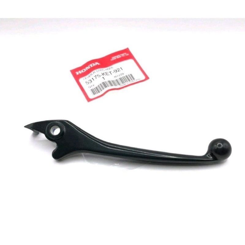 มือเบรคหน้า (ดิสเบรค) HONDA WAVE/WAVE 110I/SMILE   รหัสอะไหล่ 53175-KET 921 แท้ศูนย์ครับ