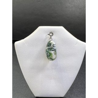 Moss Agate Stone Pendant