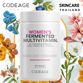 Codeage Fermented Womens Multivitamin วิตามินรวมสำหรับผู้หญิง สูตรพรีเมียม รวมวิตามินและแร่ธาตุมากกว่า 25 ชนิด