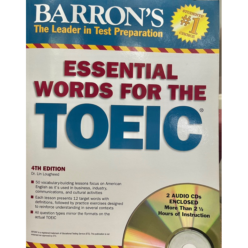 -40% Barron's Essential Words for the TOEIC