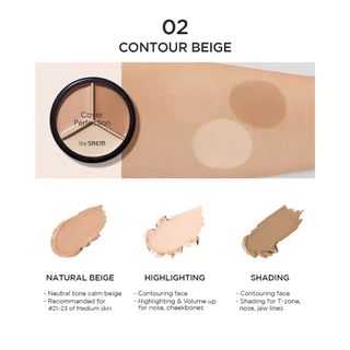 🔥Saleลดล้างสต็อก🔥 The Saem Cover Perfection Triple Pot Concealer คอนซีลเลอร์3ช่อง ⚡มีขายรวม 2 แพ็คเก็จนะคะ⚡