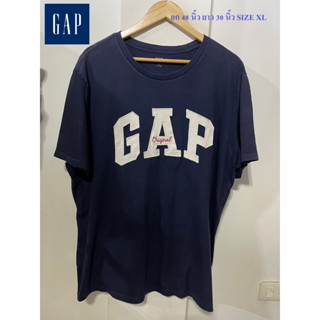 เสื้อยืด GAP อก 48 นิ้ว ยาว 30 นิ้ว SIZE XL สภาพดี ไม่มีตำหนิ