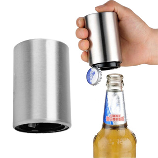 ที่เปิดขวดสแตนเลส พกพาอัตโนมัติ Magnetic Automatic Bottle Opener Stainless Steel