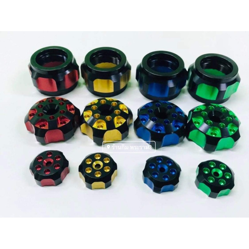 ตัวปรับโช๊คOhlins3จุดสี2โทน