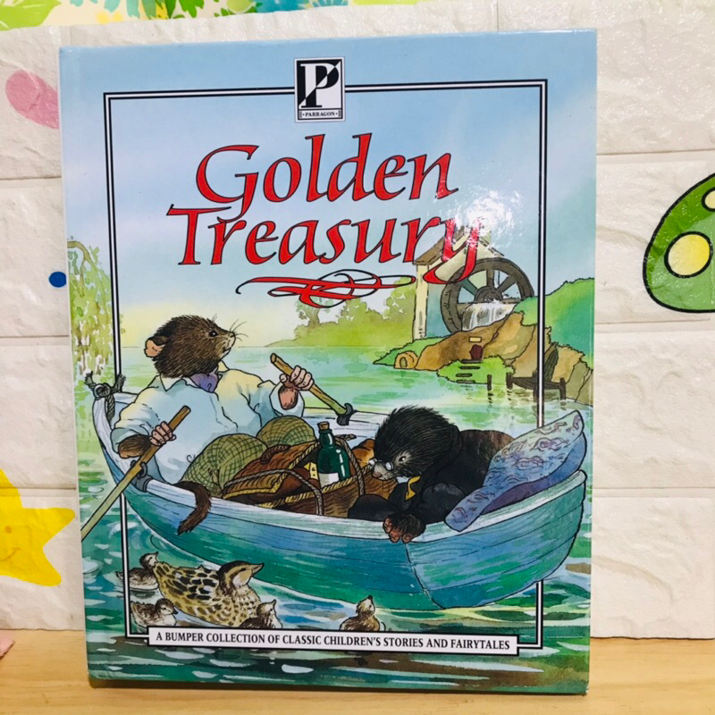 Golden Treasury A Bumper Collection of Classic Children ‘s Stories and Fairytales หนังสือนิทานปกแข็งเล่มใหญ่มือสอง -AG3