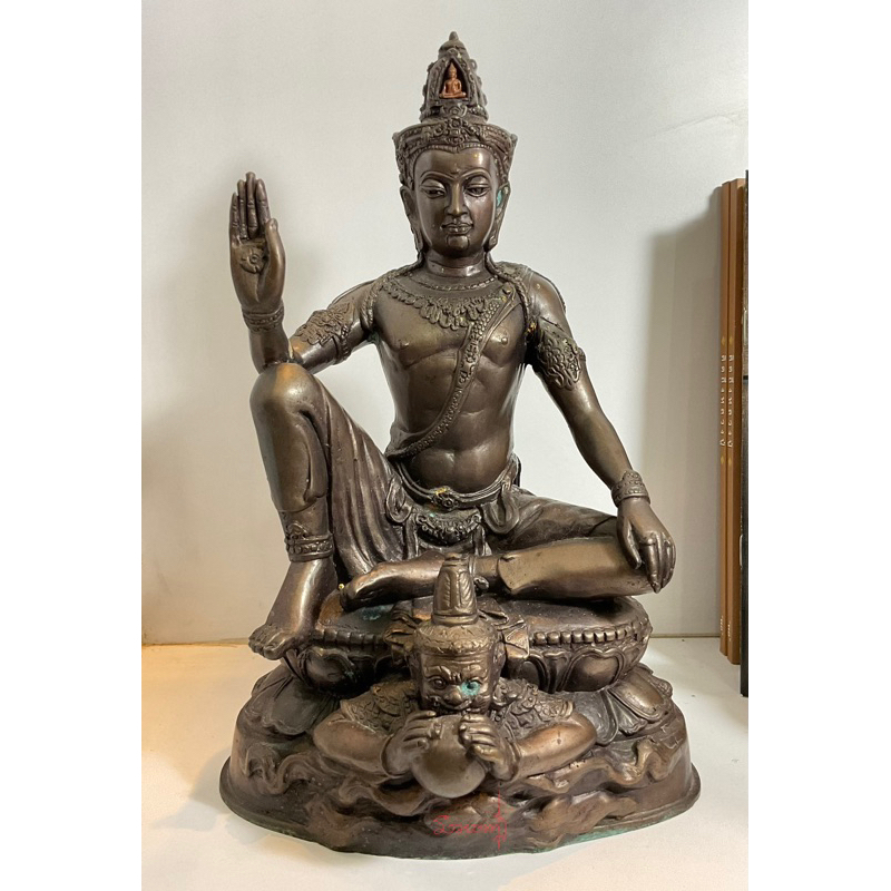 #Proลดแหลก7999จากราคา9999 #องค์พ่อจตุคามรามเทพรุ่นมหาราช9พิธี ขนาดบูชาหน้าตัก5นิ้ว สวยๆหายากครับ