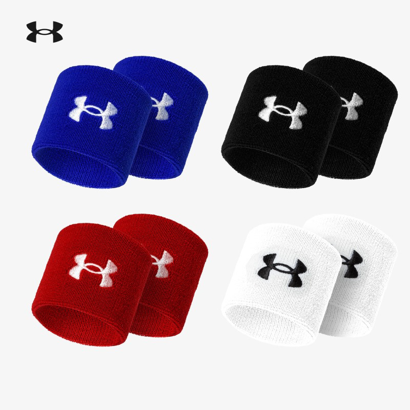 (พร้อมส่งไม่เกิน24ชม) Under Armour Wrist band ปลอกข้อมือ ราคาสินค้าต่อ 2ชิ้น/ออกกำลังกาย/กอล์ฟ/ เทนนิส