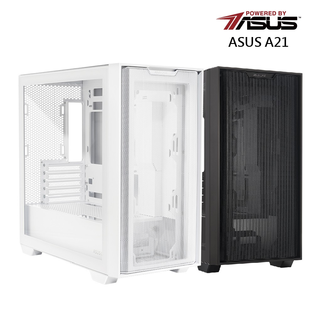 CASE (เคส) ASUS A21 Micro-ATX Gaming Case (BLACK)