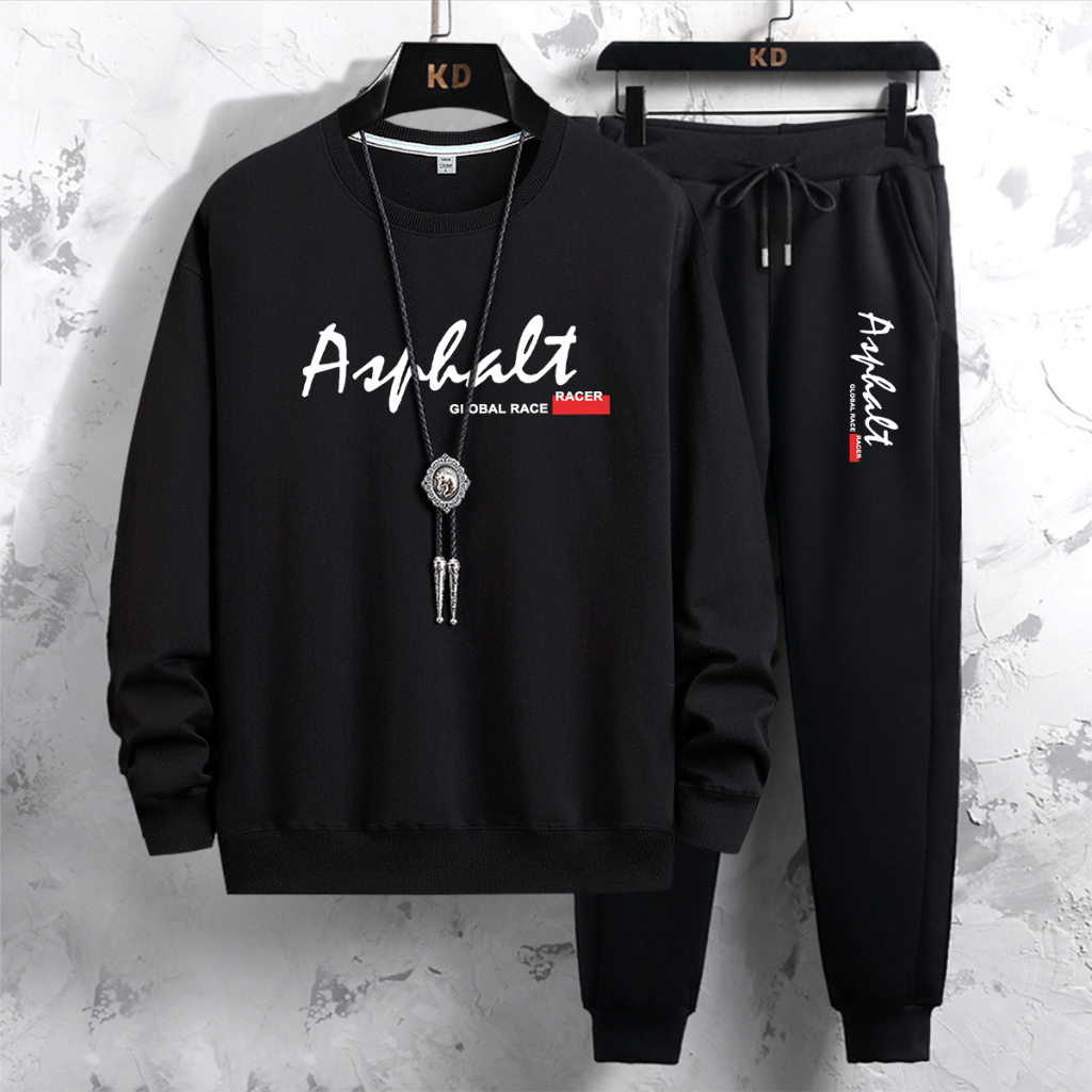 #Y471+CKH471Bชุดเซ็ทเสื้อแจ็คเก็ตแขนยาว+กางเกงขายาว ใส่ได้ทั้งชายและหญิง ลายสวยแฟชั่นนานาชาติ