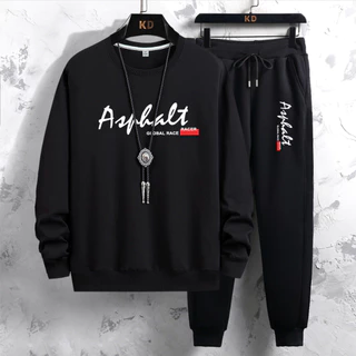 #Y471+CKH471Bชุดเซ็ทเสื้อแจ็คเก็ตแขนยาว+กางเกงขายาว ใส่ได้ทั้งชายและหญิง ลายสวยแฟชั่นนานาชาติ