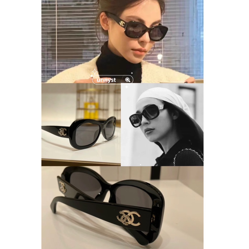 💯   แว่นตากันแดด Chanel CC ของแท้