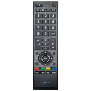 รีโมททีวี โตชิบา TOSHIBA ใช้กับทีวีจอแบนLED/LCD ใด้ทุกรุ่น รุ่น CT-90336 มีปุ่ม TEXT Remot Toshiba LED TV รีโมต ทีวี