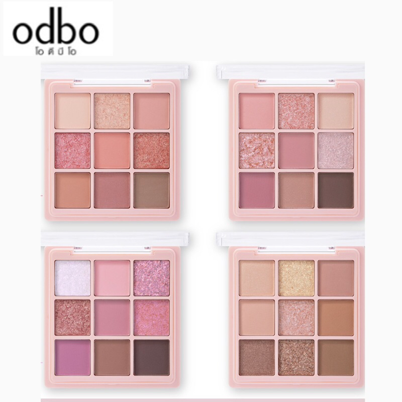 ODBO Shadow & Me Palette โอดีบีโอ แชโดว์ แอนด์ มี พาเลท OD2014 ขนาด 6.5g