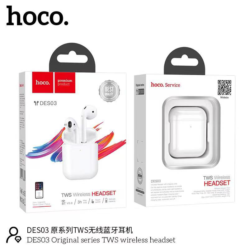 หูฟังบลูทูธไร้สาย HOCO DES08 DES03 DES37 Bluetooth Wireless headrest รุ่นใหม่ล่าสุด