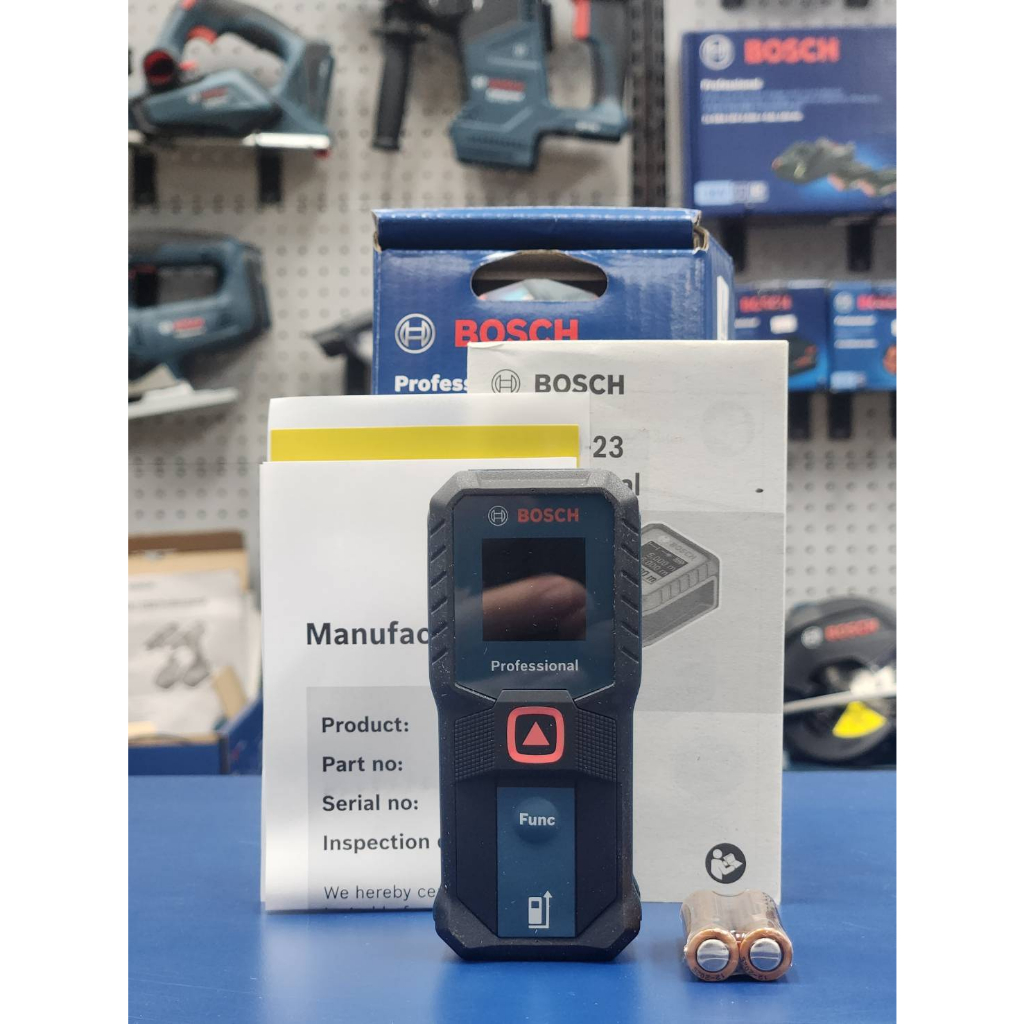 เลเวอร์วัดระยะ แสงสีแดง วัดระยะได้ 30เมตร ยี่ห้อ BOSCH รุ่น GLM 30-23 (รับประกัน 1ปี) - รูปที่ 2