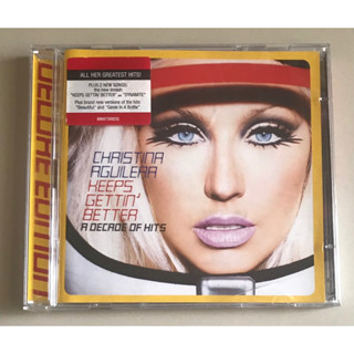 ซีดีเพลง ของแท้มือ2“Christina Aguilera”อัลบั้ม“Keeps Gettin Better:A Decade of Hits”(Deluxe Edition…CD+DVD)*Made In EU*