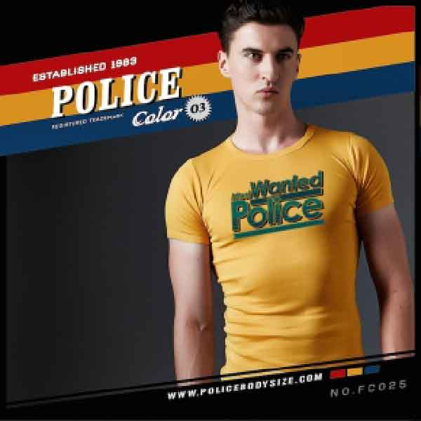 เสื้อยืด Police Bodysize FC025 — صورة 2