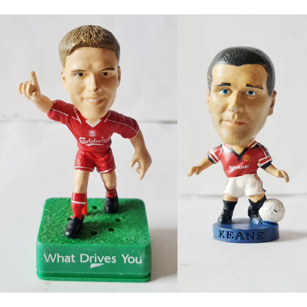 โมเดลนักฟุตบอล Roy keane & Owen manchester united football sport Corinthian model figure x 2