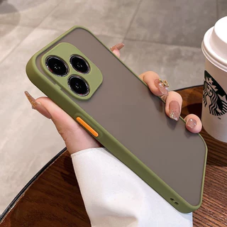 เคสหลังด้านขอบสี สำหรับ Realme Note70 Realme15 C53 C51 C55 Note50 C17 8 4G/5G 9i 5/5s/5i/C3 C11 2021 Narzo50i 025