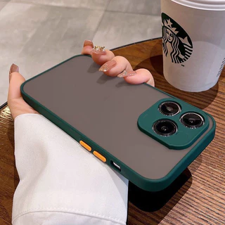 เคสหลังด้านขอบสี สำหรับ Realme Note70 Realme15 C53 C51 C55 Note50 C17 8 4G/5G 9i 5/5s/5i/C3 C11 2021 Narzo50i 025