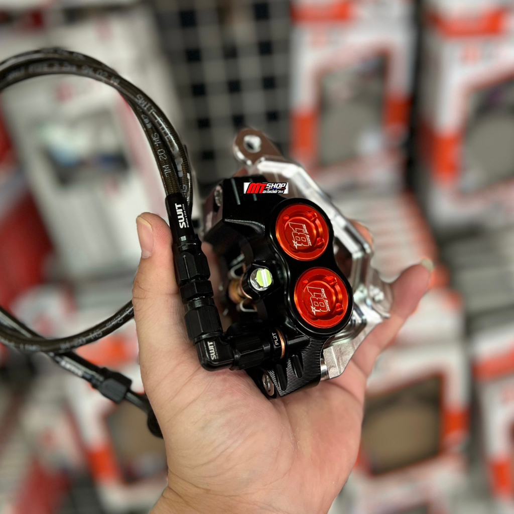 🛵🛵 ปั้ม 8.1 cnc+ขาจับปั้ม+สายSwit เเท้ งานประกอบ ใส่เวฟได้ทุกรุ่น/หลีด125🔥ฟรี น็อตจับปั้มเลส 2ตัว🔥มีประกันรั่วซึม - รูปที่ 5