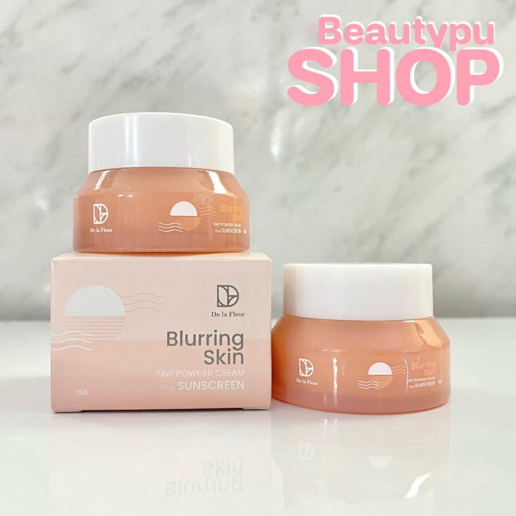 DE LA FLEUR แป้งทิ้นบาร์บี้ เดอลาเฟอร์ สวยจบ กลบสิว ขนาด 15 กรัม