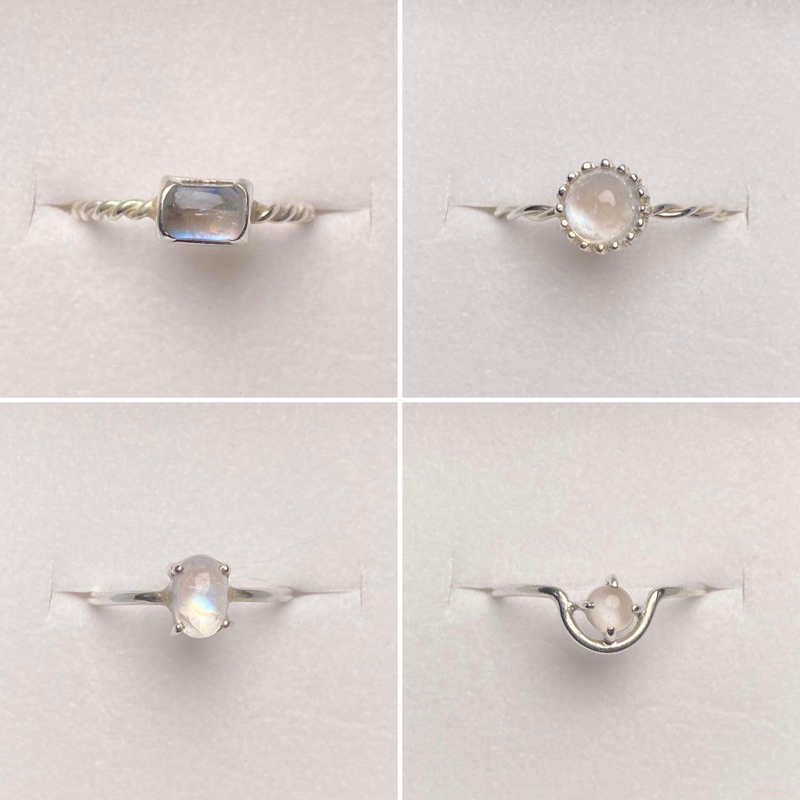 Winterwinter Jewelry Silver925 : เครื่องประดับเงินแท้ รวมแบบแหวนมูนสโตน ( moonstone )