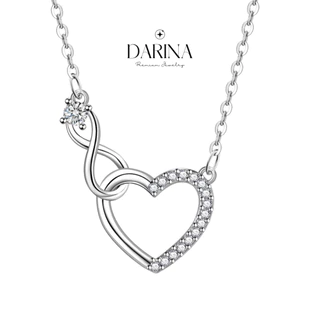 Eternal Love Necklace สร้อยคอ Darina Jewelry DRN0036 ✨พร้อมกล่องเครื่องประดับ เขียนการ์ดได้