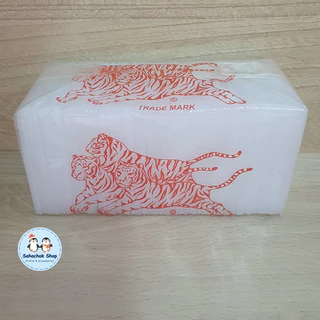 <แบ่งขาย>แผ่นเฟรมพลาสติกสี่เหลี่ยม แผ่นเฟรมปักไหมพรม ตราเสือ ขนาด 7x7 cm