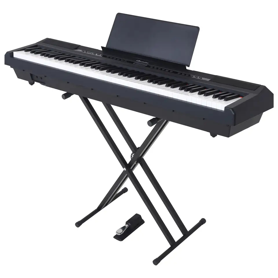 Whole hot sale 194 portable digital piano 88 key Full Size Weighted Keyboard USB Bluetooth with MIDI