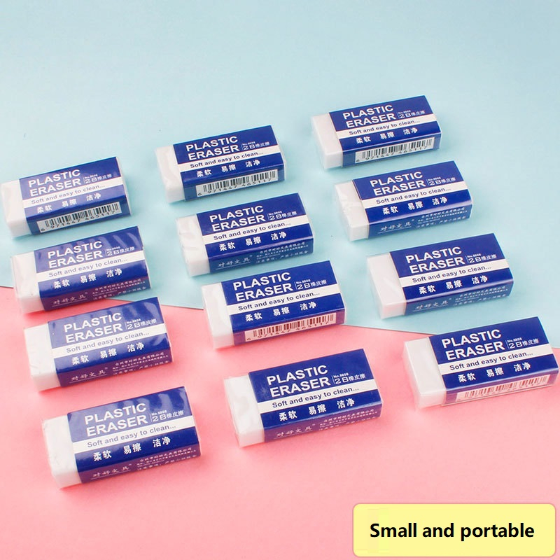 Shadow.Rich 【โล๊ะสต็อก พร้อมส่ง】SOFT ERASER ยางลบดินสอ ยางลบ ยางลบโฟม ฟ้า เครื่องเขียน สำหรับสำนักงาน อุปกรณ์การเรียน