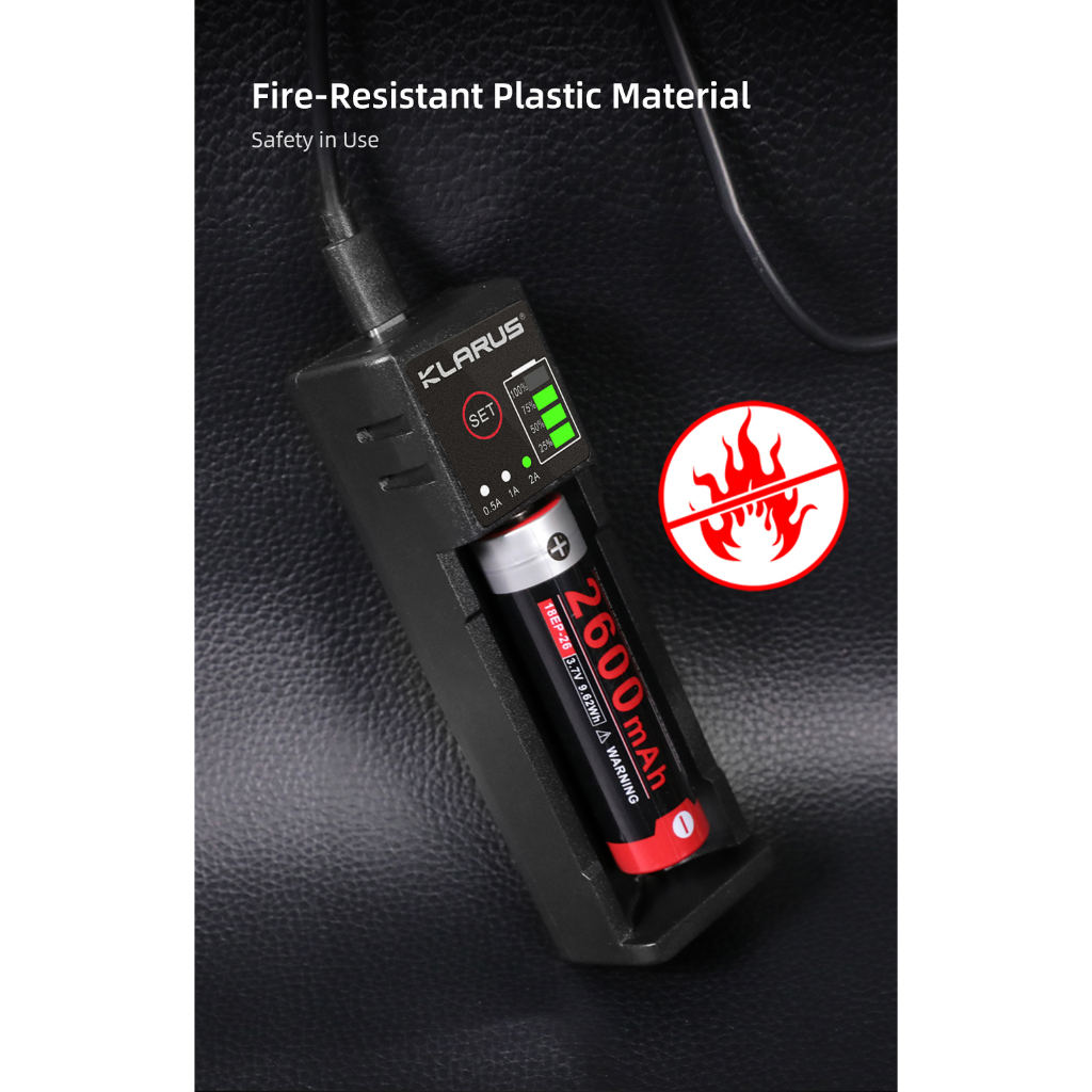 KLARUS K1 PRO เครื่องชาร์ทแบตอัฉริยะ แบบก้อนเดียว ชาร์จผ่าน USB-C - รูปที่ 7