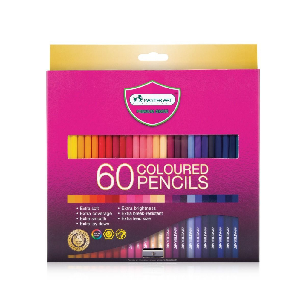 สีไม้ Master Art 60 แท่ง 60 สี