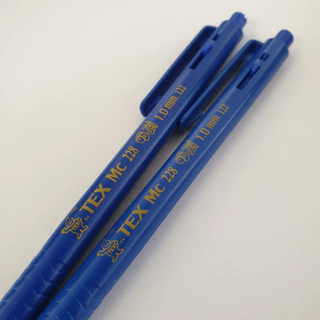TEX MC 228 STD ปากกาลูกลื่นหัว 1.0 มม.แพ็ค 3 ด้าม (หมึกน้ำเงิน)