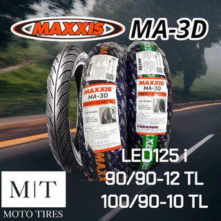 MAXXIS MA-3D ลายเพชร TL ขอบ10"-14" ยางรถมอเตอร์ไซค์ Click , Mio , Fino ,PCX