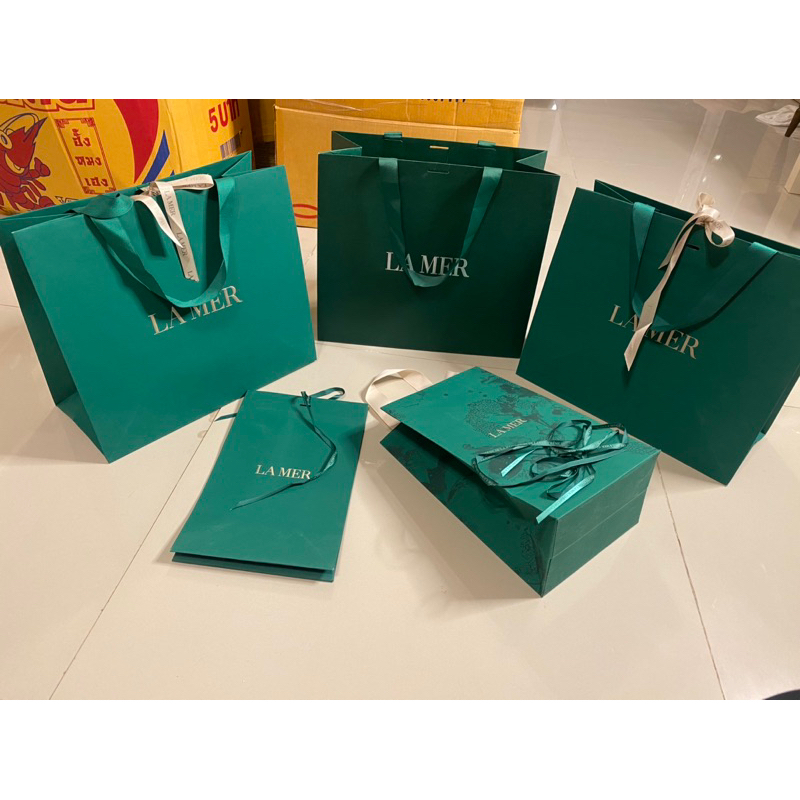 ถุงกระดาษla mer ลาแม ออกshop แท้