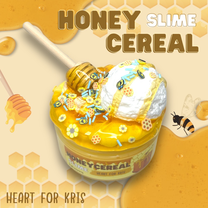 สไลม์ ซีเรียล น้ำผึ้ง HONEY CEREAL เนื้อพุดดิ้ง หอมน้ำผึ้ง