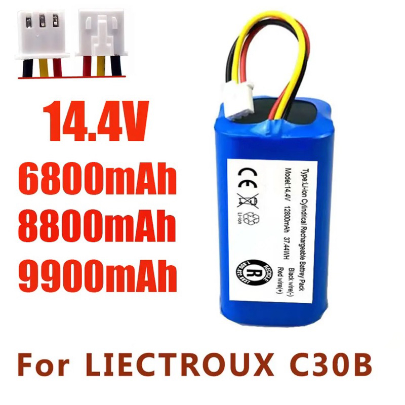 แบตเตอรี่  Battery for Liectroux Robot Vacuum Cleaner model C30B, XR500, E30, Ecovacs (Lithium Ion) 