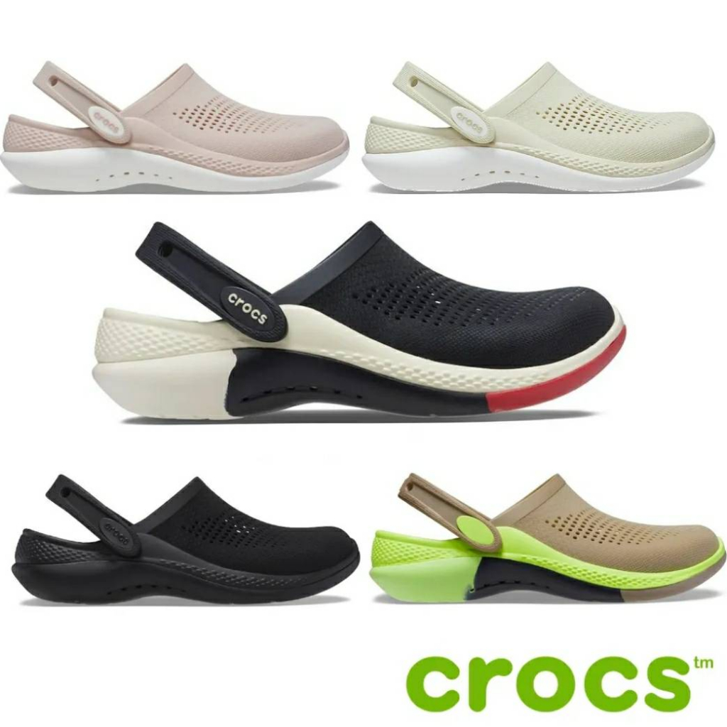Crocs 360 LiteRide Clog รองเท้าหัวโตผู้หญิ่ง&ผู้ชาย สีมาไหม่สวยเบานี่มใส่สบาย