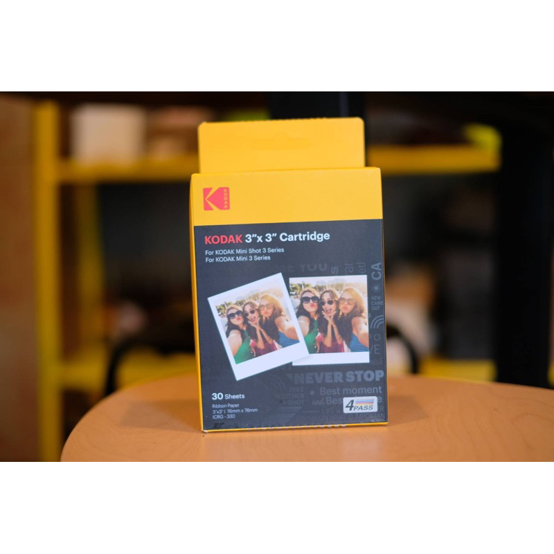 # พร้อมส่ง แผ่นปริ้น สำหรับ C300R: Kodak Instant print 3×3 ราคา ถูกที่สุด ดีลบีเคเค แกลเลอรีภาพที่ 2