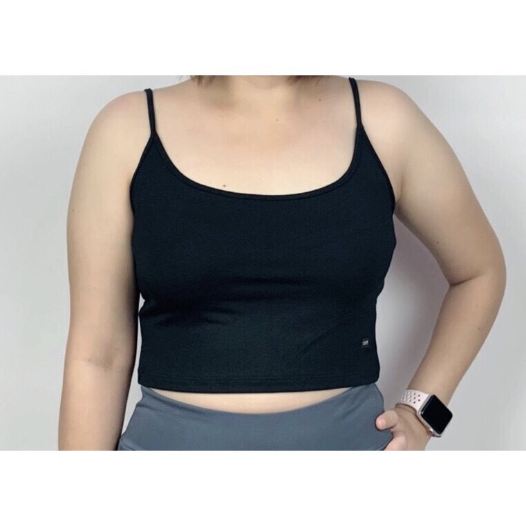 ( ผ้าร่อง / ½ สายเดี่ยว ไซส์ L ) ครึ่งตัวสายเดี่ยวคอเว้า แบรนด์ CHOTYSHOP สินค้าผลิตในไทย  QRB.A