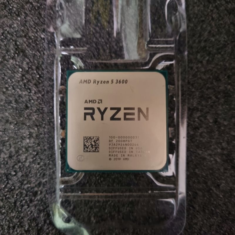 (เสีย ขายเป็นอะไหล่) CPU AMD RYZEN 5 3600 6C/12T (มีแค่ตัว) ไม่มีการรับประกัน